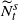 upper N overtilde Subscript t Superscript s