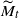 upper M overtilde Subscript t
