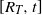 left bracket upper R Subscript upper T Baseline comma t right bracket