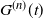 upper G Superscript left parenthesis n right parenthesis Baseline left parenthesis t right parenthesis