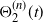 normal upper Theta 2 Superscript left parenthesis n right parenthesis Baseline left parenthesis t right parenthesis