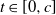 t element of left bracket 0 comma c right bracket