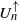 upper U Subscript n Superscript up arrow