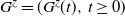 upper G Superscript bold italic z Baseline equals left parenthesis upper G Superscript bold italic z Baseline left parenthesis t right parenthesis comma t greater than or equals 0 right parenthesis