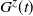 upper G Superscript bold italic z Baseline left parenthesis t right parenthesis