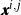 x x Superscript i comma j