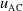 u Subscript upper A upper C