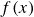 f left parenthesis x right parenthesis