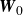 bold italic upper W 0