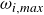 omega Subscript i comma italic max