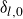 delta Subscript l comma 0