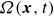 upper Omega left parenthesis bold italic x comma t right parenthesis
