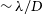 tilde lamda divided by upper D