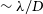 tilde lamda divided by upper D