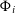 normal upper Phi Subscript i