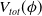 upper V Subscript t o t Baseline left parenthesis phi right parenthesis