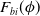upper F Subscript b i Baseline left parenthesis phi right parenthesis
