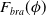 upper F Subscript b r a Baseline left parenthesis phi right parenthesis