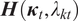 upper H left parenthesis kappa t comma lamda kt right parenthesis