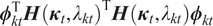 phi ktTH left parenthesis kappa t comma lamda kt right parenthesis TH left parenthesis kappa t comma lamda kt right parenthesis phi kt