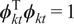 phi ktT phi kt equals 1