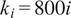 ki equals 800 i