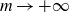 m right arrow plus normal infinity