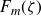 upper F Subscript m Baseline left parenthesis zeta right parenthesis