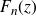 upper F Subscript n Baseline left parenthesis z right parenthesis