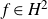 f element of upper H squared