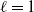 script l equals 1