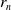 r Subscript n