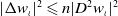 StartAbsoluteValue normal upper Delta w Subscript iota Baseline EndAbsoluteValue squared less than or slanted equals n StartAbsoluteValue upper D squared w Subscript iota Baseline EndAbsoluteValue squared