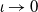 iota right arrow 0