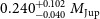 0.240 Subscript negative 0.040 Superscript plus 0.102 Baseline upper M Subscript normal upper J normal u normal p