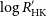 log upper R prime Subscript normal upper H normal upper K
