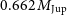 0.662 upper M Subscript normal upper J normal u normal p