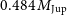 0.484 upper M Subscript normal upper J normal u normal p