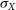 sigma Subscript upper X