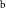 Superscript normal b