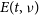 upper E left parenthesis t comma nu right parenthesis