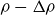 rho minus normal upper Delta rho