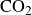 CO Subscript 2