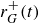 r Subscript upper G Superscript plus Baseline left parenthesis t right parenthesis