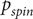 p Subscript s p i n