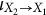 iota Subscript upper X 2 right arrow upper X 1