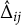 ModifyingAbove normal upper Delta With caret Subscript i j