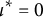 iota Superscript asterisk Baseline equals 0