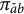 pi Subscript a overbar b