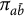 pi Subscript a b overbar